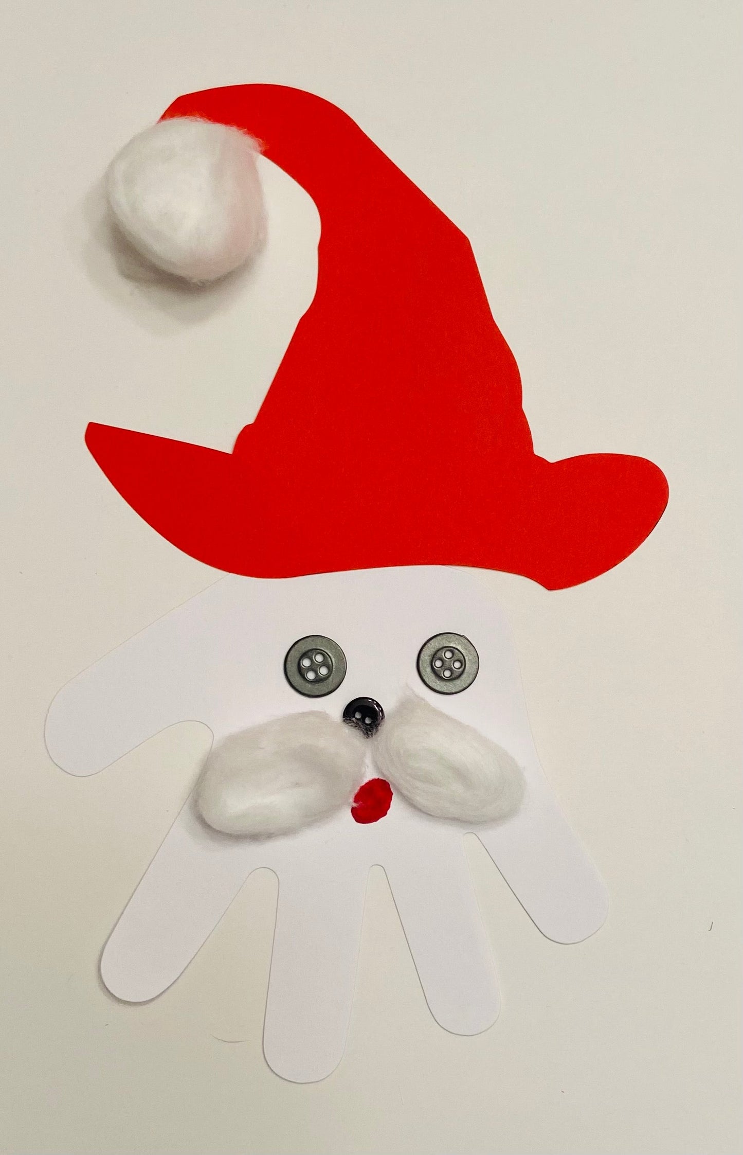 SHAPES ETC.  Santa Hat Large Single Color Creative Cut-Outs, 5.5"