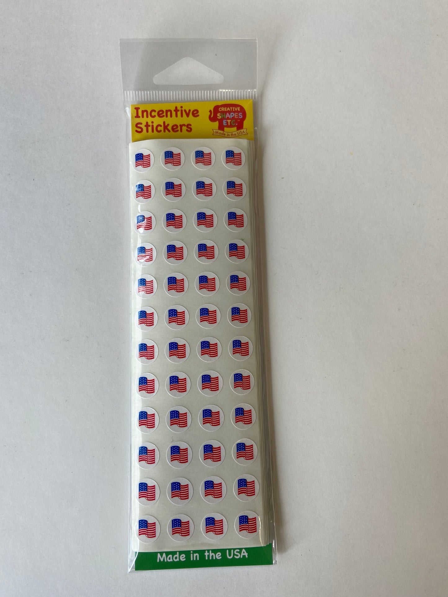 SHAPES ETC. Incentive Stickers - Flag