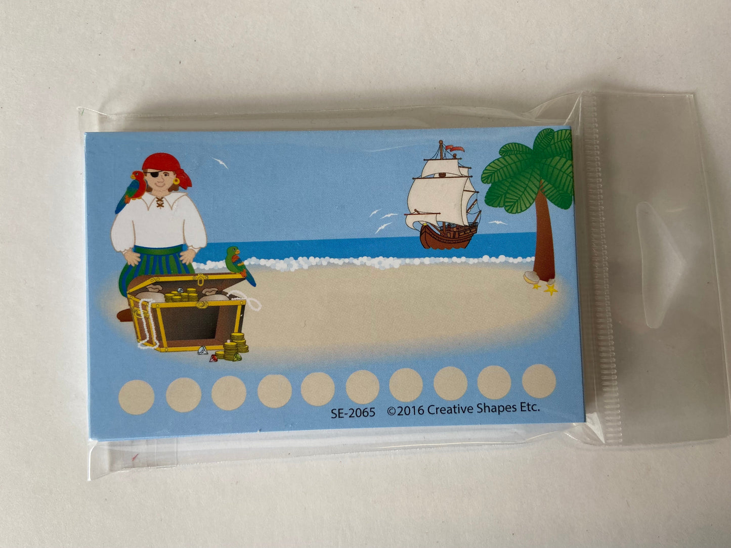 SHAPES ETC. Incentive Punch Cards - Pirates