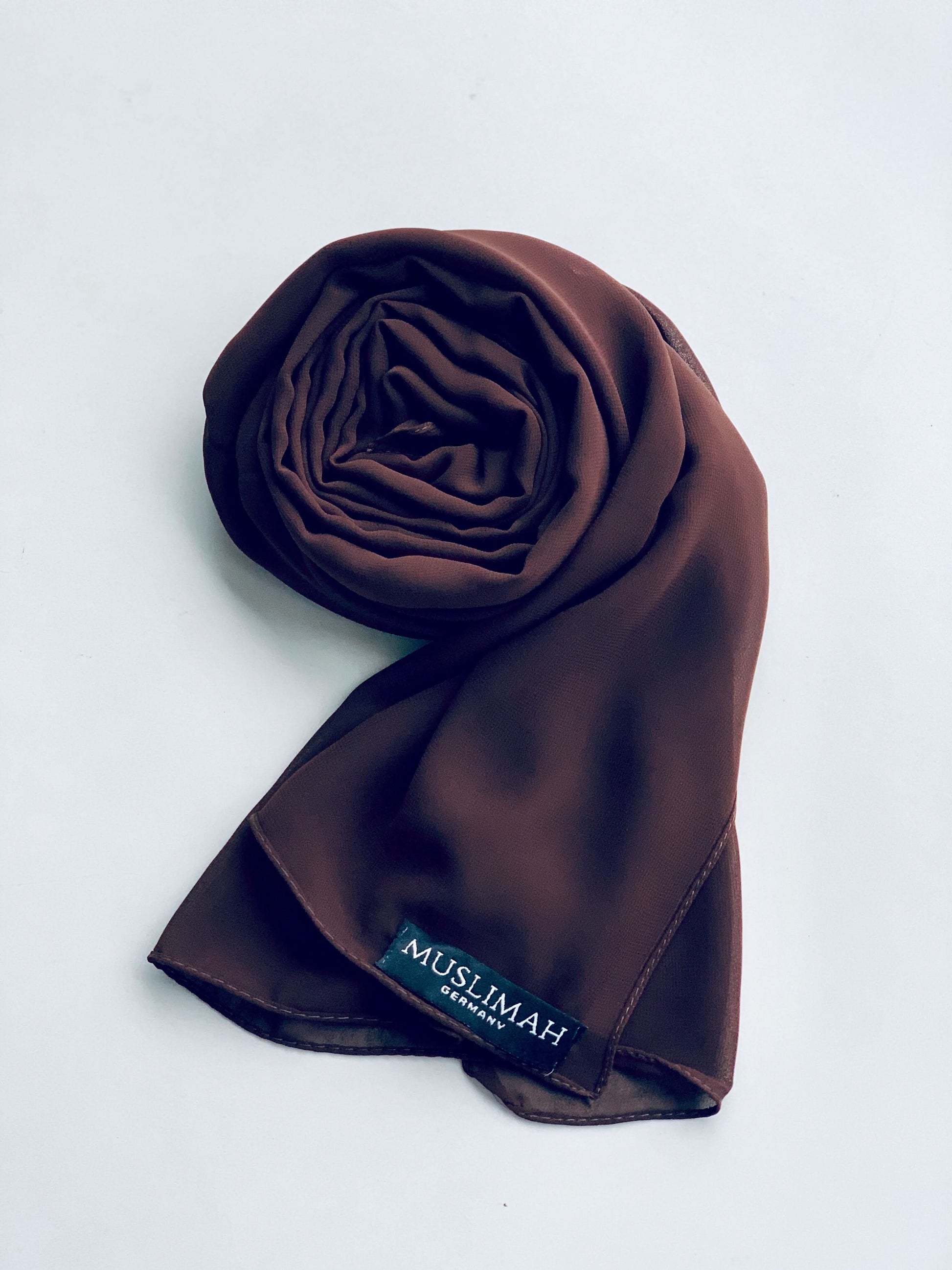 Brunette Premium Chiffon Hijab - TrendDora