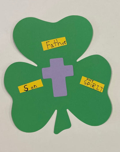 SHAPES ETC. Shamrock Single Color Super Cut-Outs- 8” x 9”