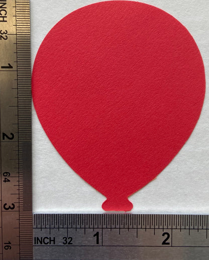 SHAPES ETC. Small Single Color Cut-Out - Balloon