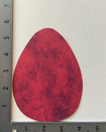 SHAPES ETC. Egg Marble Assorted Color Creative Cut-Outs- 5.5"
