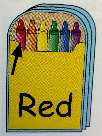 SHAPES ETC. Mini Notepad - Crayon Box