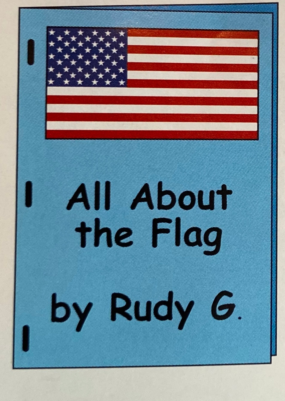 SHAPES ETC. Large Notepad - Flag