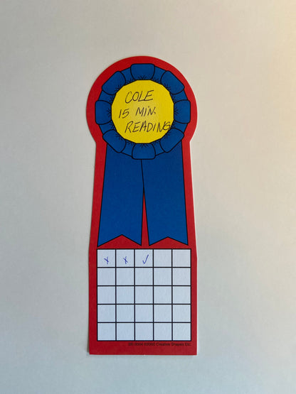 SHAPES ETC. Incentive Sticker Set - Blue Ribbon