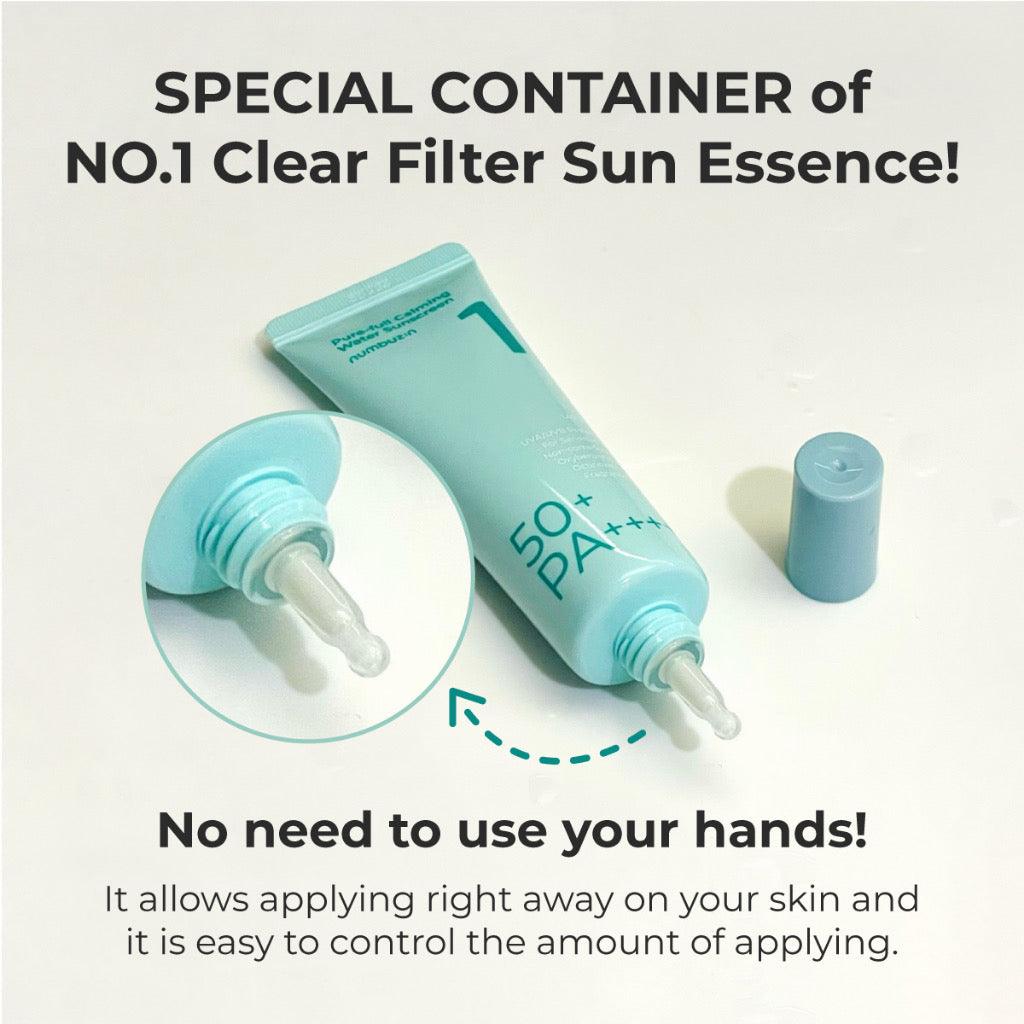 NUMBUZIN Number 1 Clear Filter Sun Essence SPF50+ PA++++