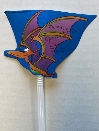 SHAPES ETC. Mini Notepad - Pterodactyl Dinosaur