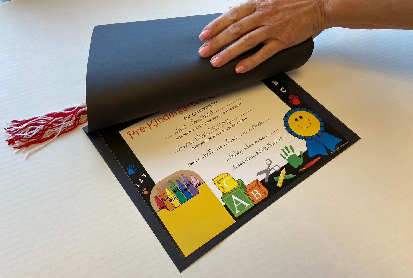 SHAPES ETC. Recognition Certificate - Pre-K Certificate
