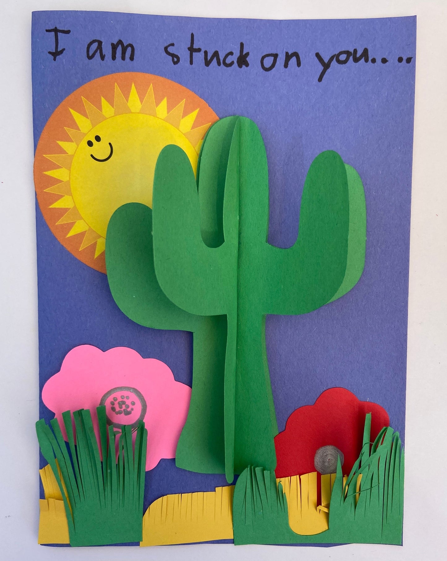 SHAPES ETC. Small Single Color Cut-Out - Cactus
