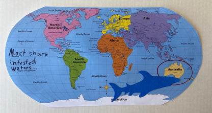 SHAPES ETC. World Practice Map Double Combo Pack- 8” x 16”