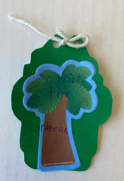 SHAPES ETC. Mini Notepad - Palm Tree