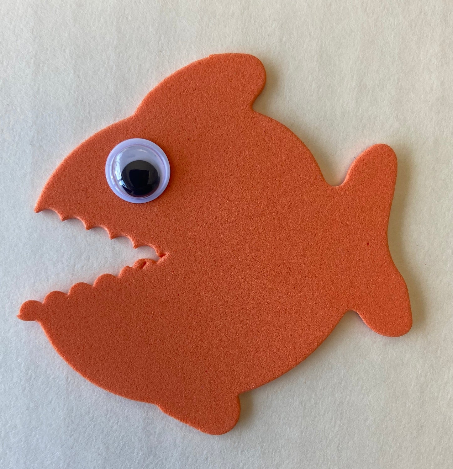 SHAPES ETC. Fish Foam Assorted Color Creative Cut-Outs- 3”