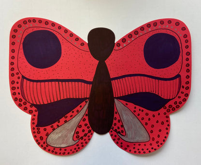SHAPES ETC. Butterfly Assorted Color Super Cut-Outs- 8” x 10”