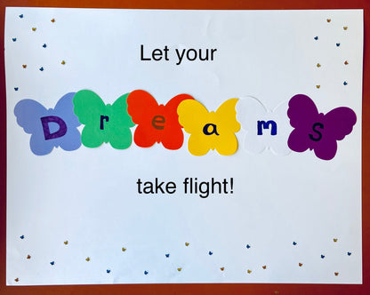 SHAPES ETC. Butterfly Assorted Color Creative Cut-Outs- 5.5”
