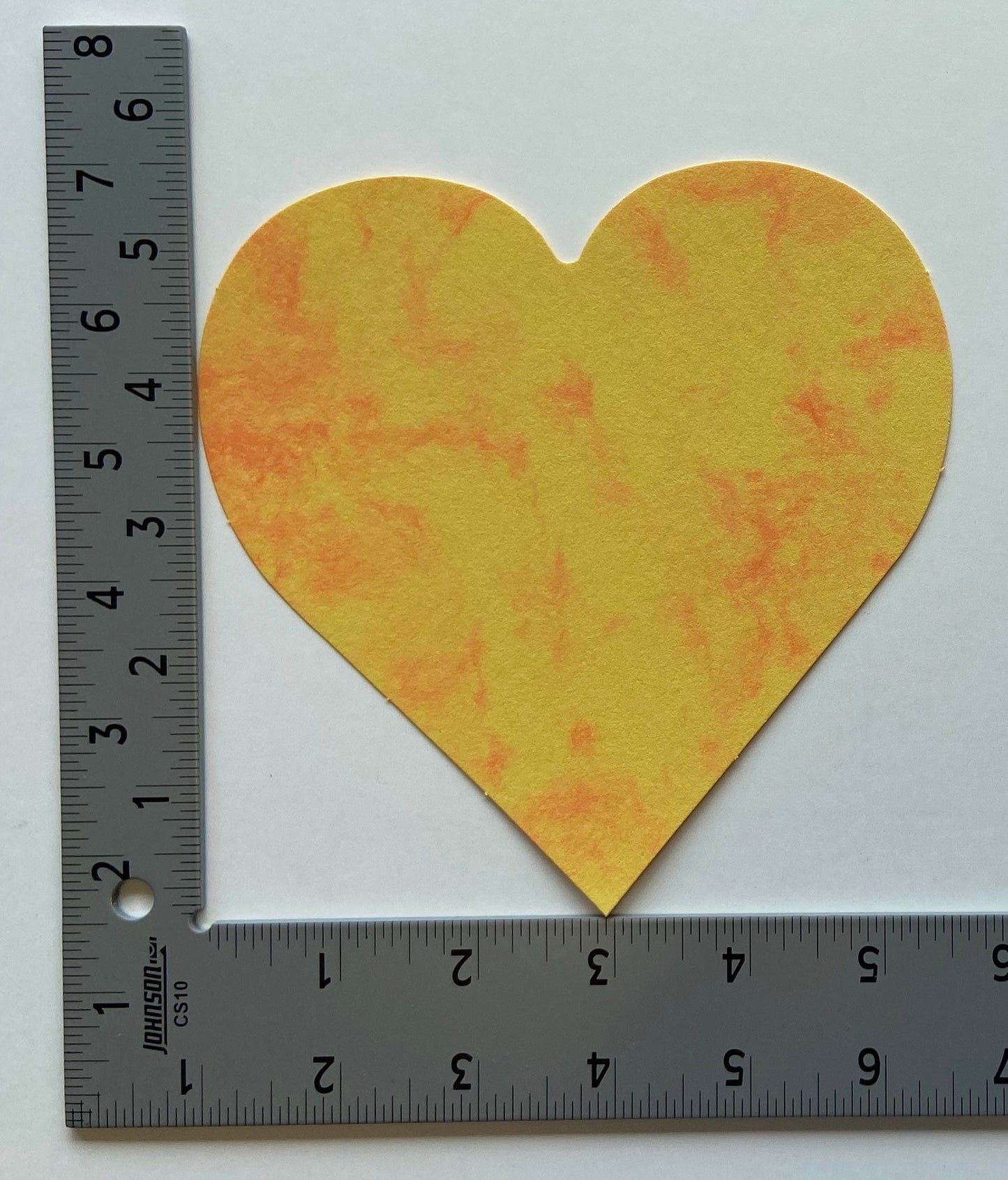 SHAPES ETC. Heart Marble Assorted Color Creative Cut-Outs, 5.5"