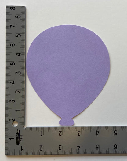 SHAPES ETC. Balloon Assorted Color Creative Cut-Outs- 5.5"