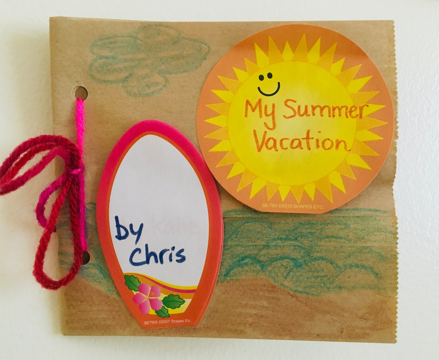 SHAPES ETC. Mini Notepad Set- Spring