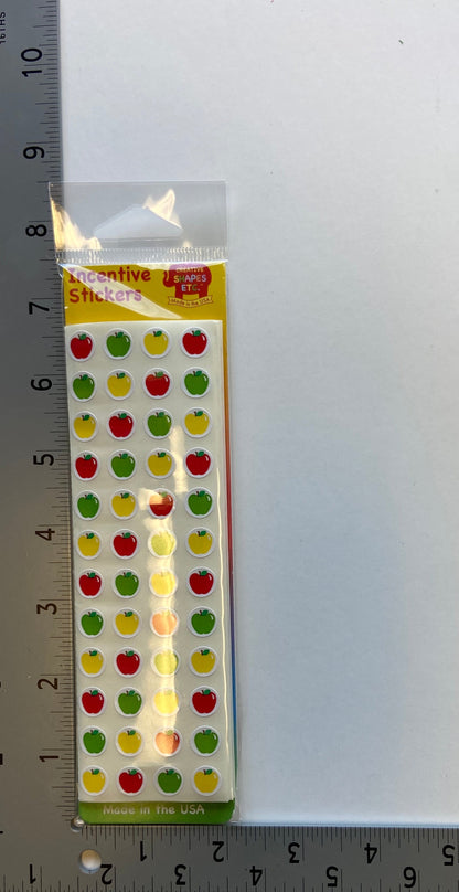 SHAPES ETC. Incentive Stickers - Apple