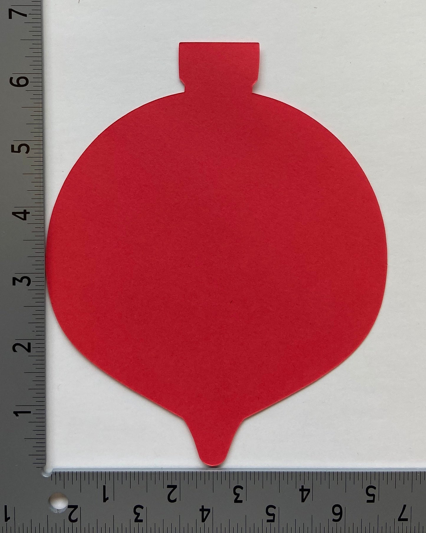 SHAPES ETC. Large Single Color Cut-Out - Ornament