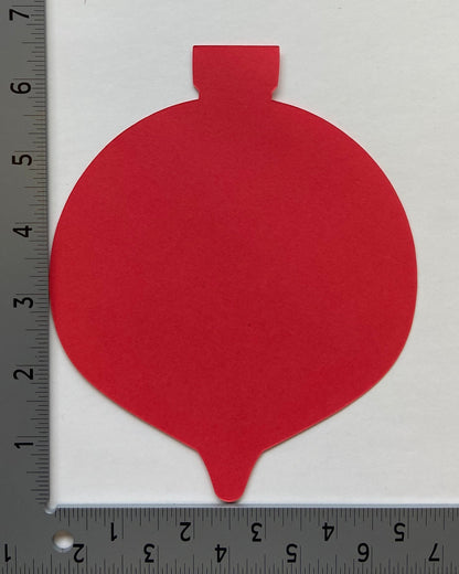 SHAPES ETC. Large Single Color Cut-Out - Ornament