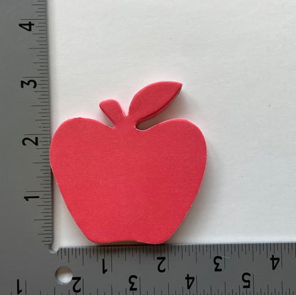 SHAPES ETC. Sticky Shape Notepad - Red Apple