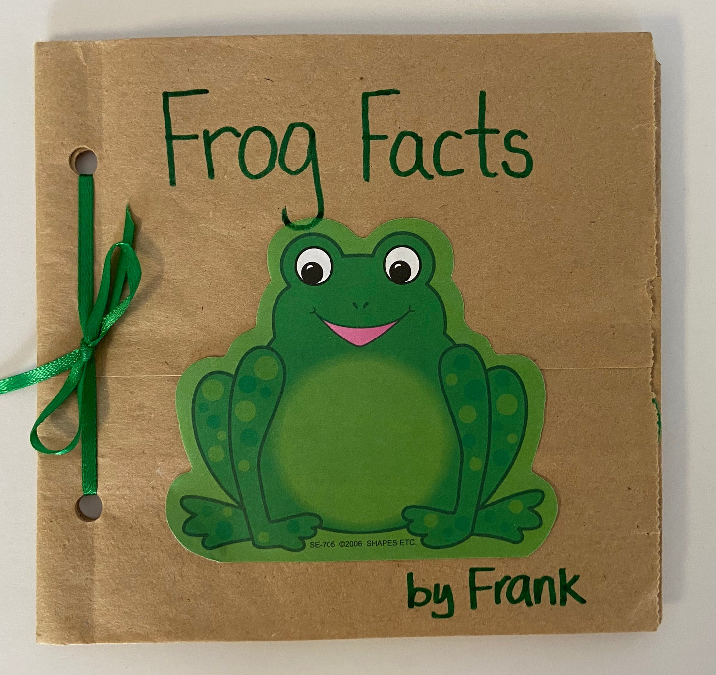 SHAPES ETC. Mini Notepad - Frog