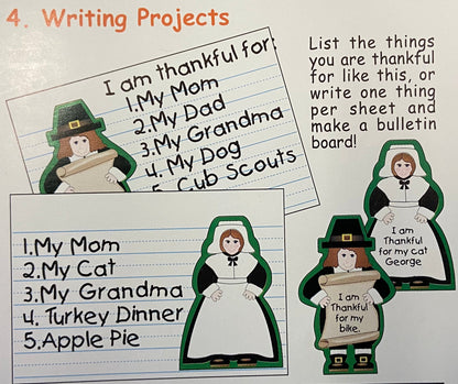 SHAPES ETC. Mini Notepad Set - Thanksgiving