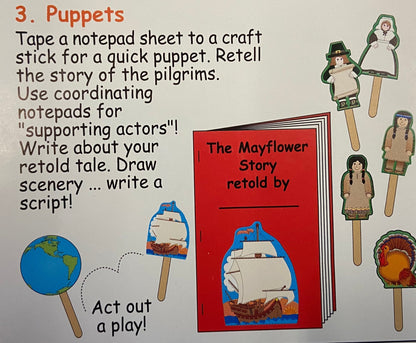 SHAPES ETC. Mini Notepad Set -  Pirate