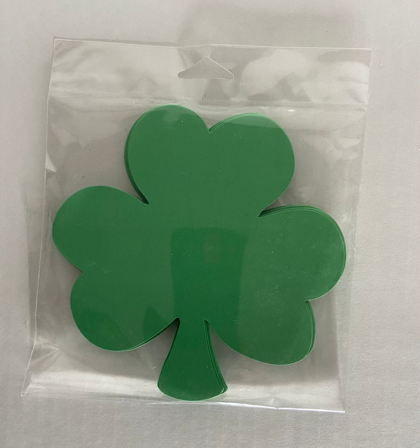 SHAPES ETC.  Shamrock Single Color Creative Cut-Outs- 5.5in