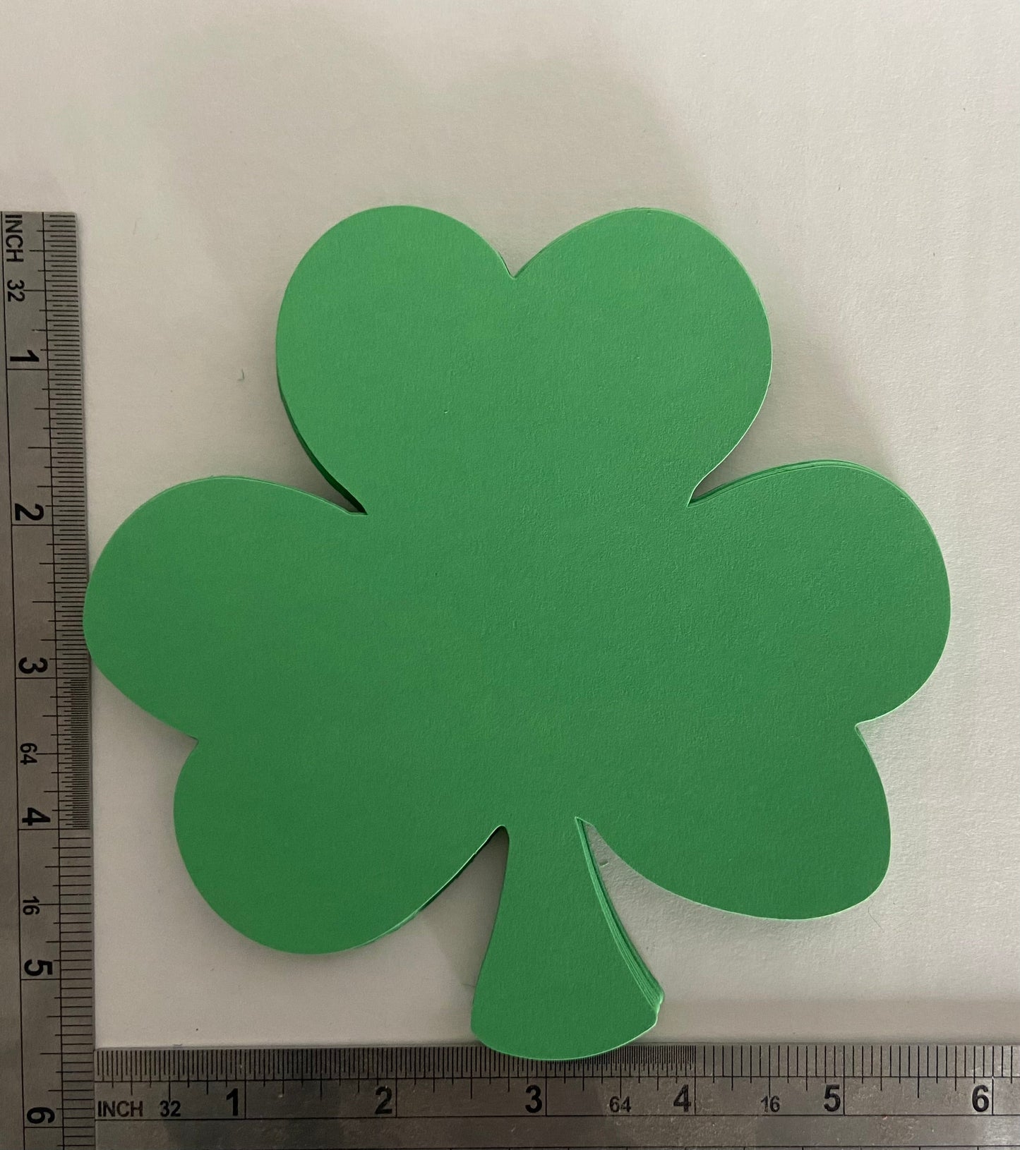 SHAPES ETC.  Shamrock Single Color Creative Cut-Outs- 5.5in