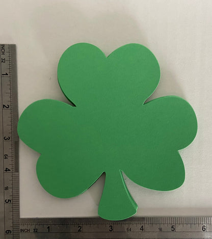 SHAPES ETC.  Shamrock Single Color Creative Cut-Outs- 5.5in