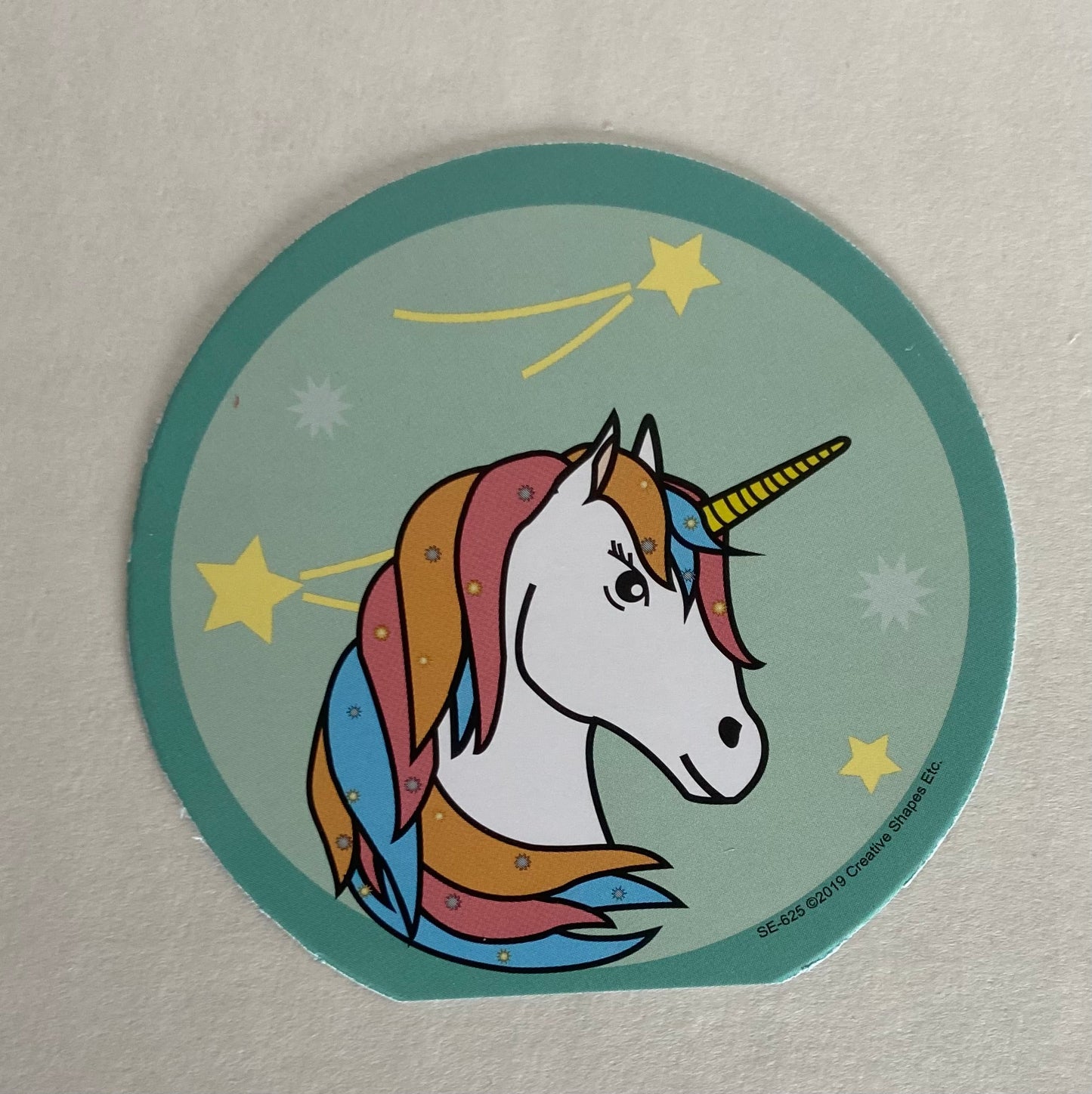SHAPES ETC.  Large Cardstock Accents - Unicorn