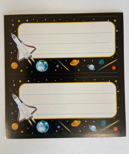 SHAPES ETC. Nametag - Space