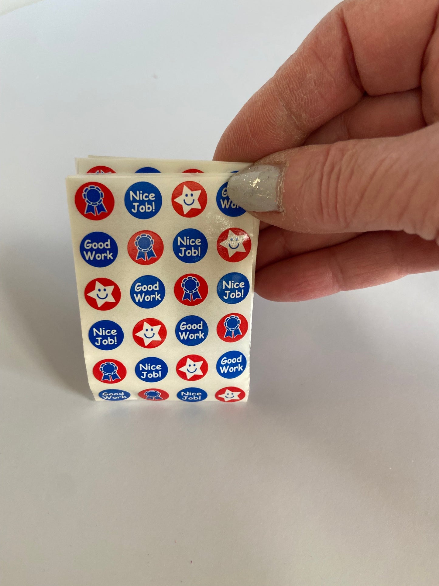 SHAPES ETC. Incentive Sticker Set - Blue Ribbon