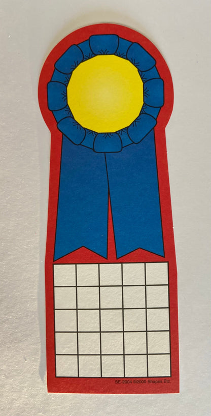 SHAPES ETC. Incentive Sticker Set - Blue Ribbon