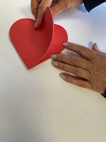 SHAPES ETC. Large Notepad - Heart