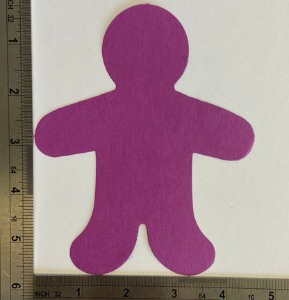 SHAPES ETC. Person Large Assorted Color Creative Cut-Outs- 5.5"