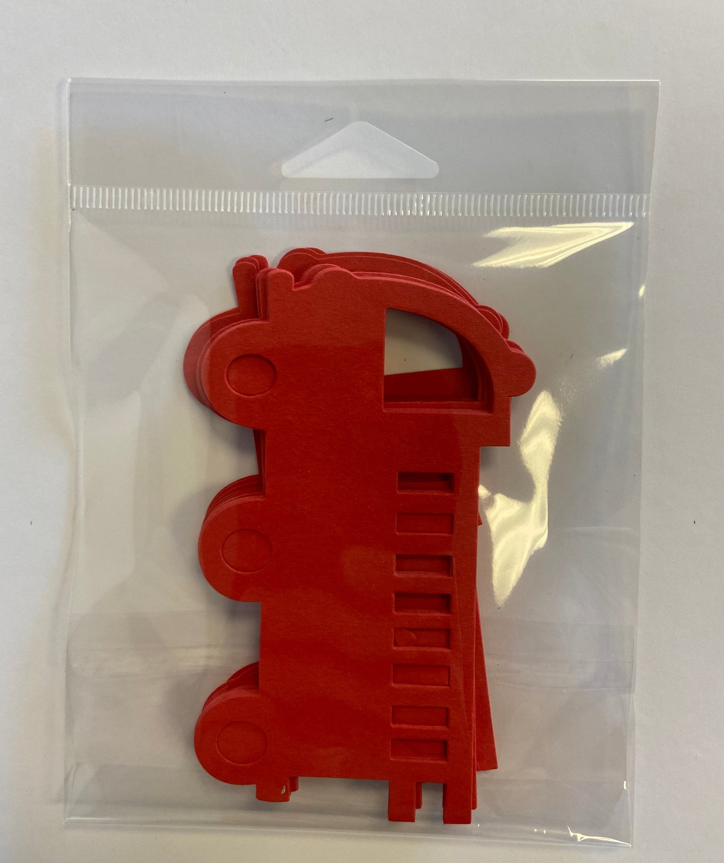 SHAPES ETC. Small Single Color Cut-Out - Fire Truck