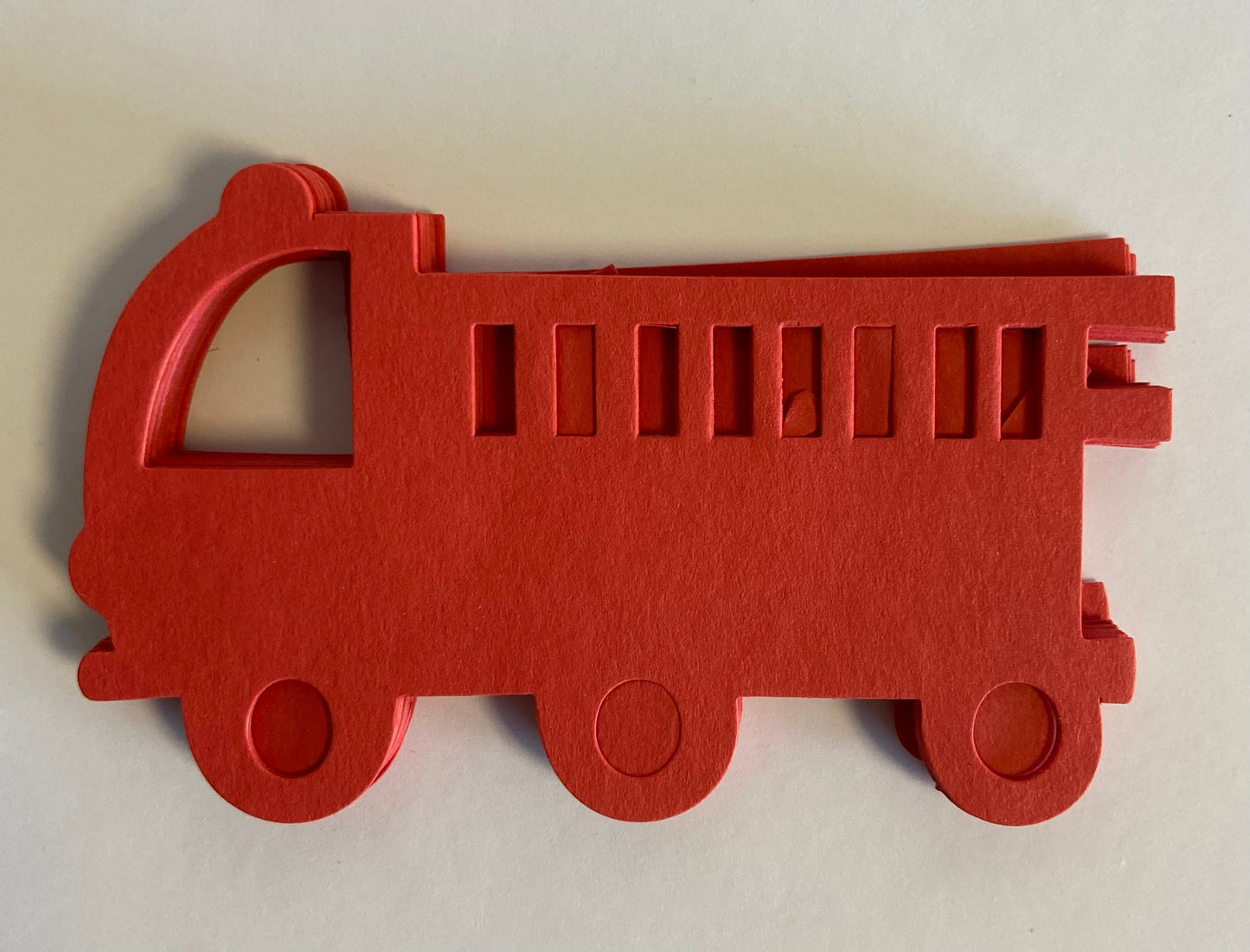 SHAPES ETC. Small Single Color Cut-Out - Fire Truck