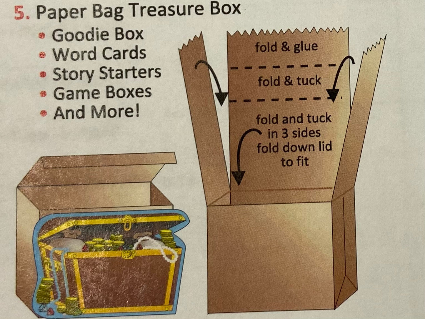 SHAPES ETC.  Large Notepad - Treasure Chest