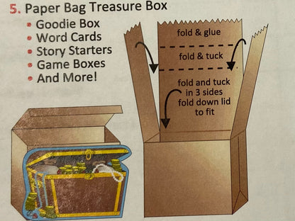 SHAPES ETC.  Large Notepad - Treasure Chest
