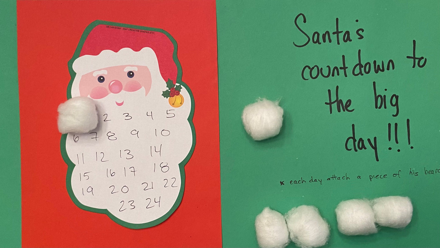 SHAPES ETC. Large Notepad - Santa Face