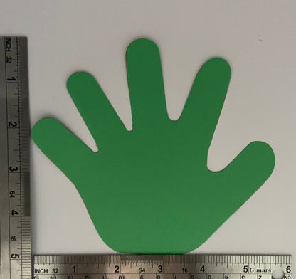SHAPES ETC. Hand Assorted Color Creative Cut-Outs, 5.5"