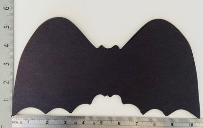 SHAPES ETC. Bat Single Color Super Cut-Outs- 8” x 10”