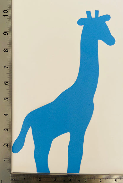 SHAPES ETC. Giraffe Assorted Color Super Cut-Outs- 8” x 10”