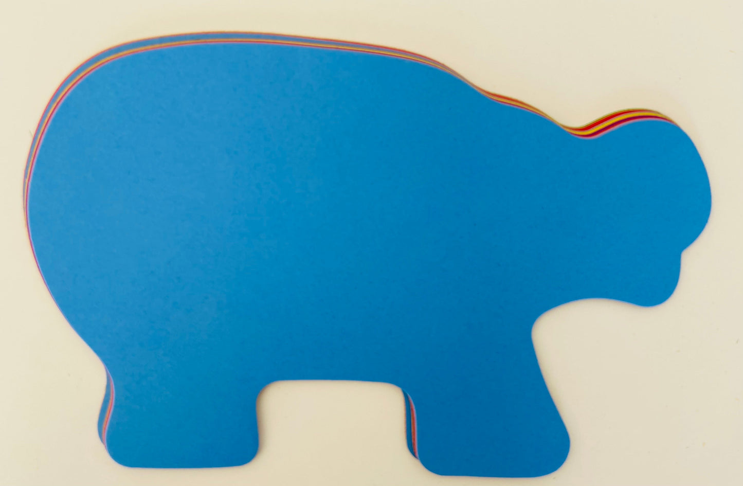 SHAPES ETC. Hippo Assorted Color Super Cut-Outs- 8” x 10”