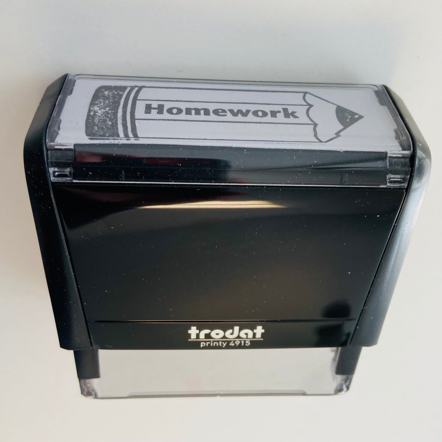 SHAPES ETC. Self Inking Teacher Stamp - Homework