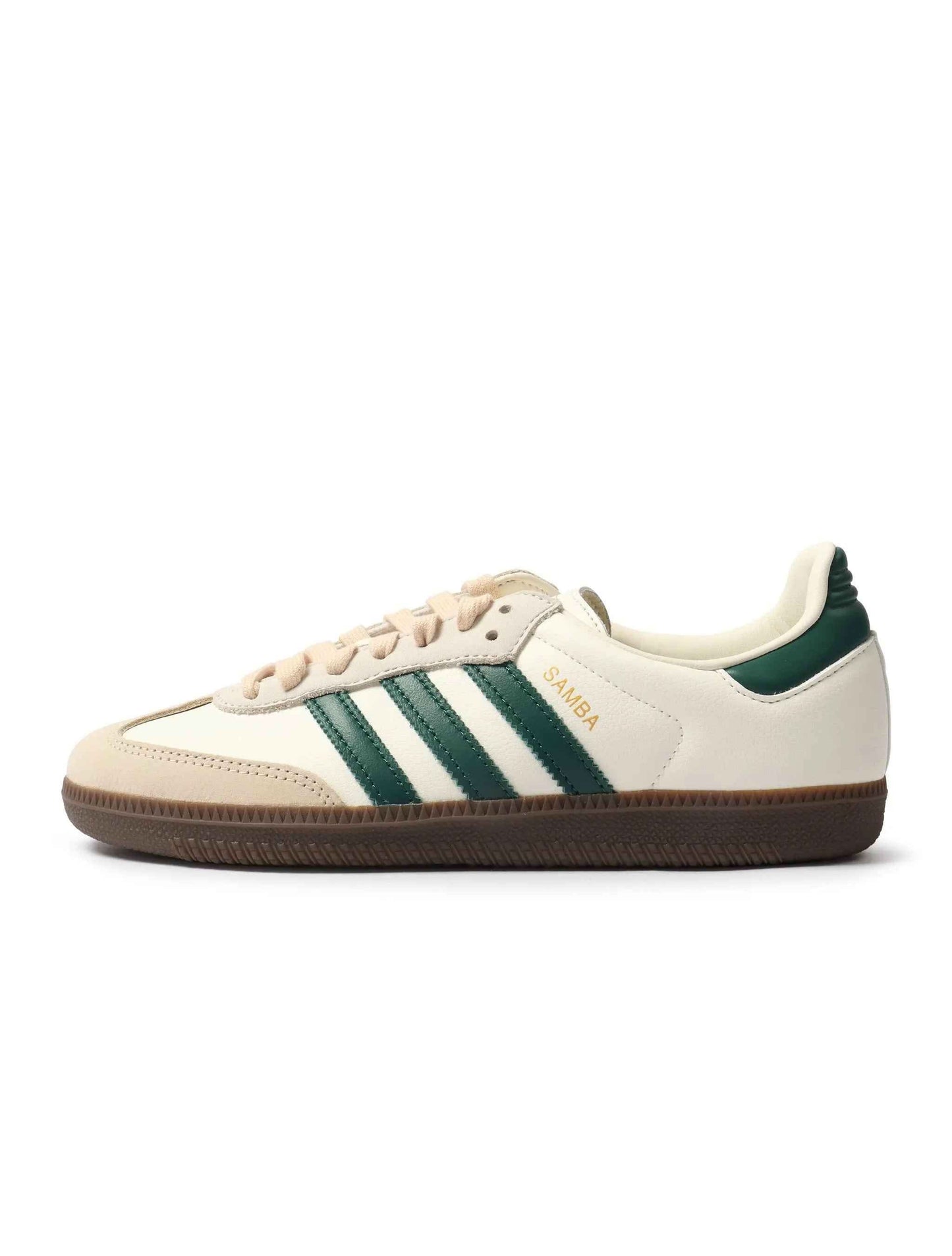 Adidas Women's Samba OG - White/Green Sand