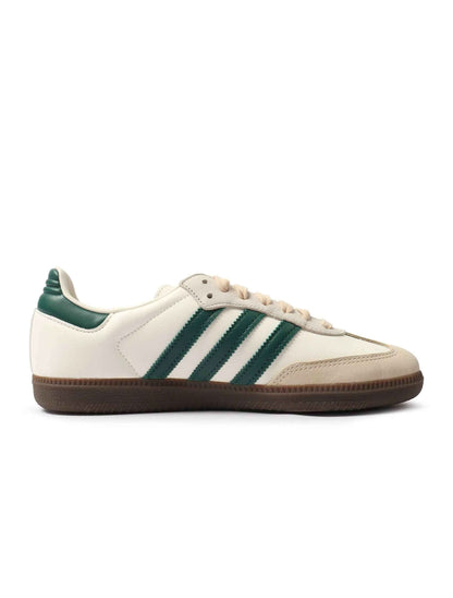 Adidas Women's Samba OG - White/Green Sand
